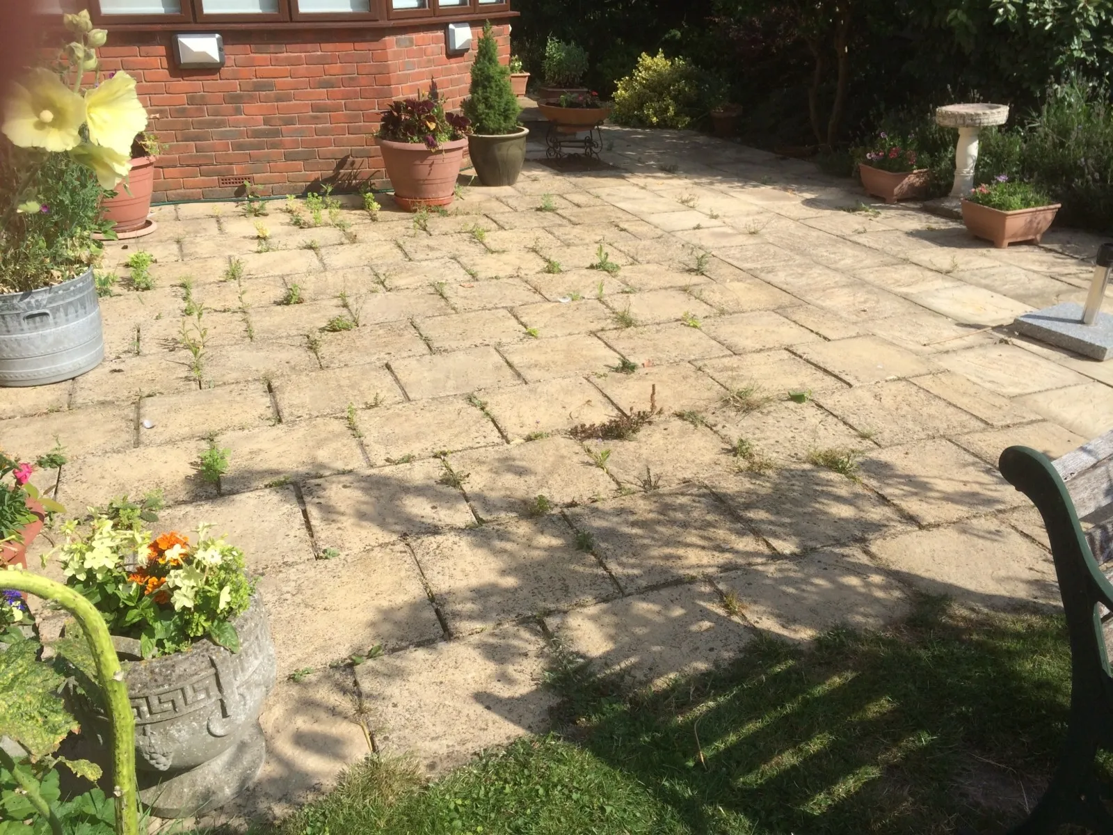 Patio Cleaning Swindon Before
