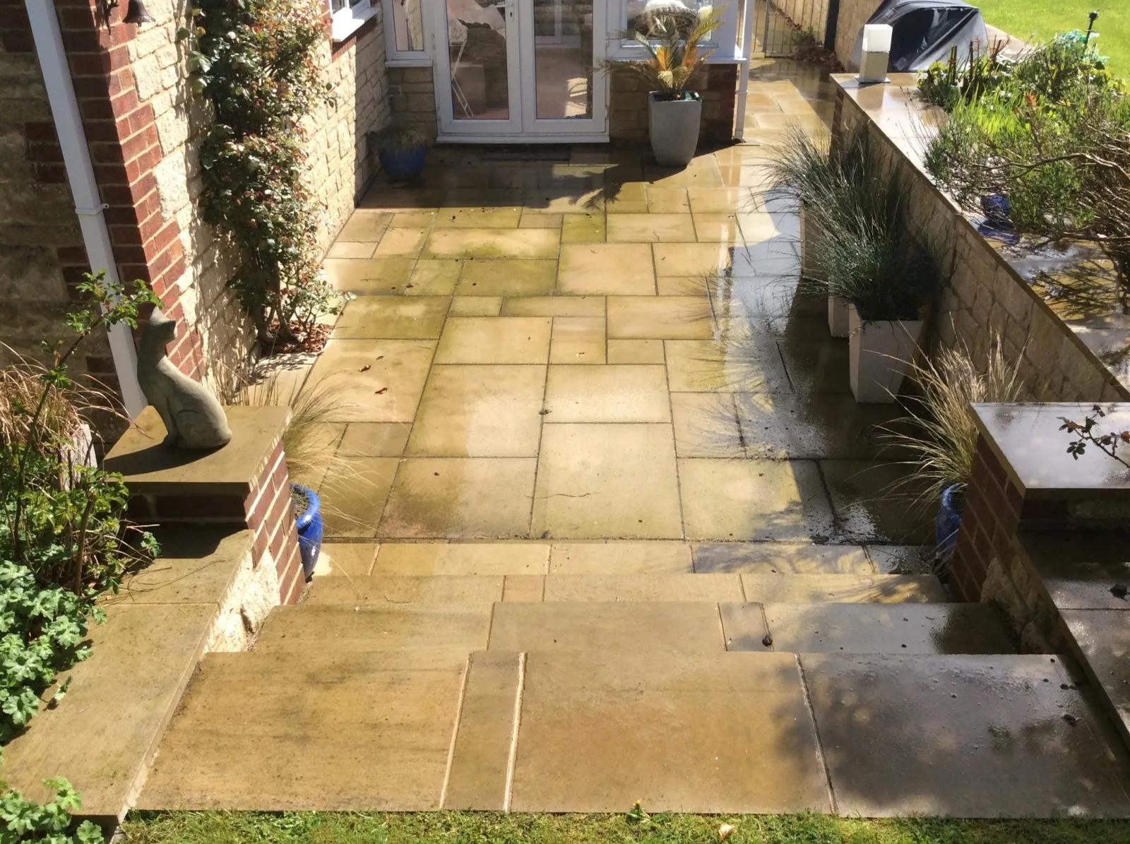 Patio Cleaning Swindon Before